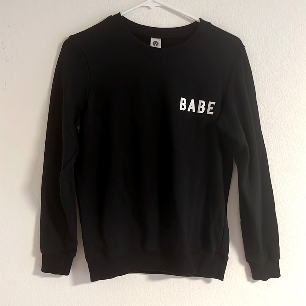 Black sweater